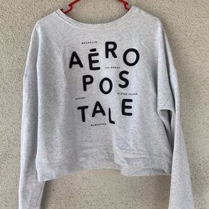 Aeropostale Long Sleeve Crop-Top